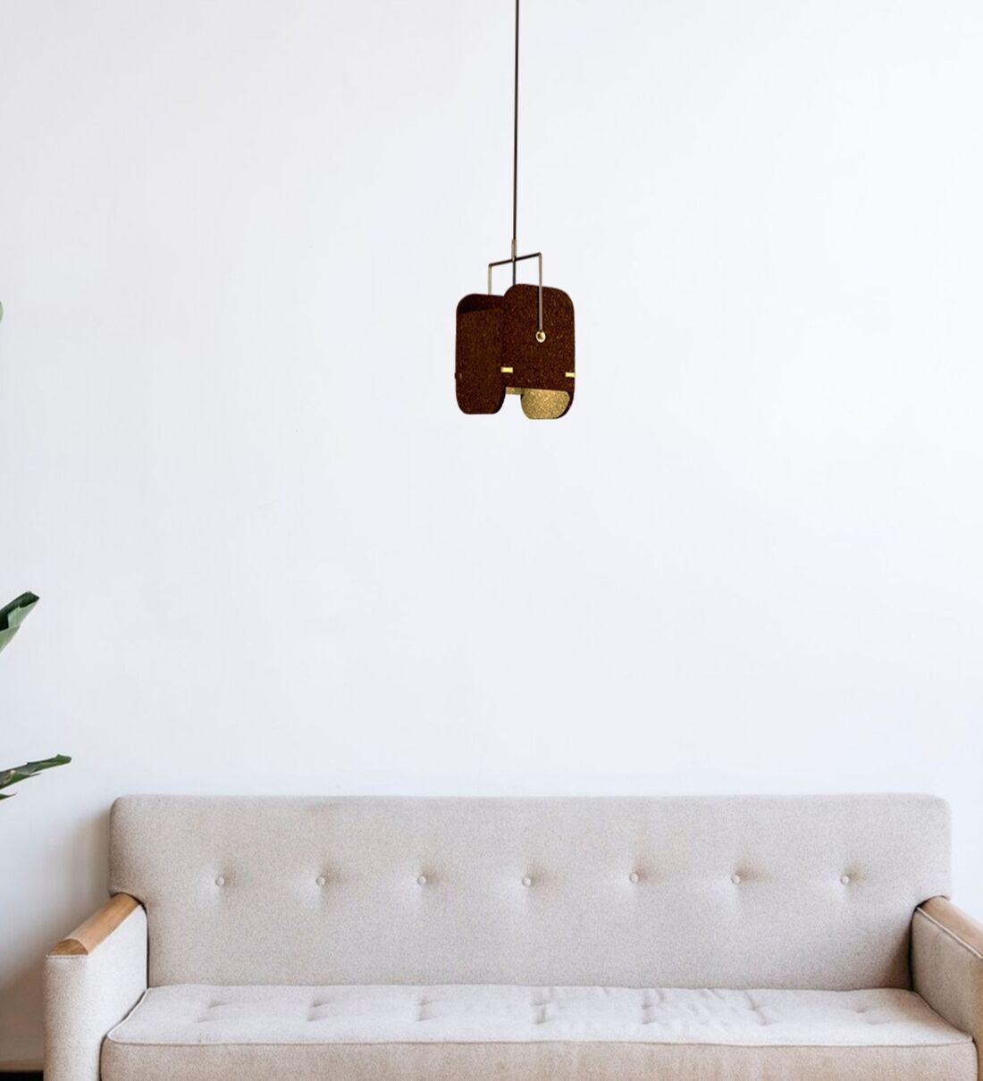 Buy Jude Dark Stainless Steel & Cork Pendant Hanging Light at 17 OFF