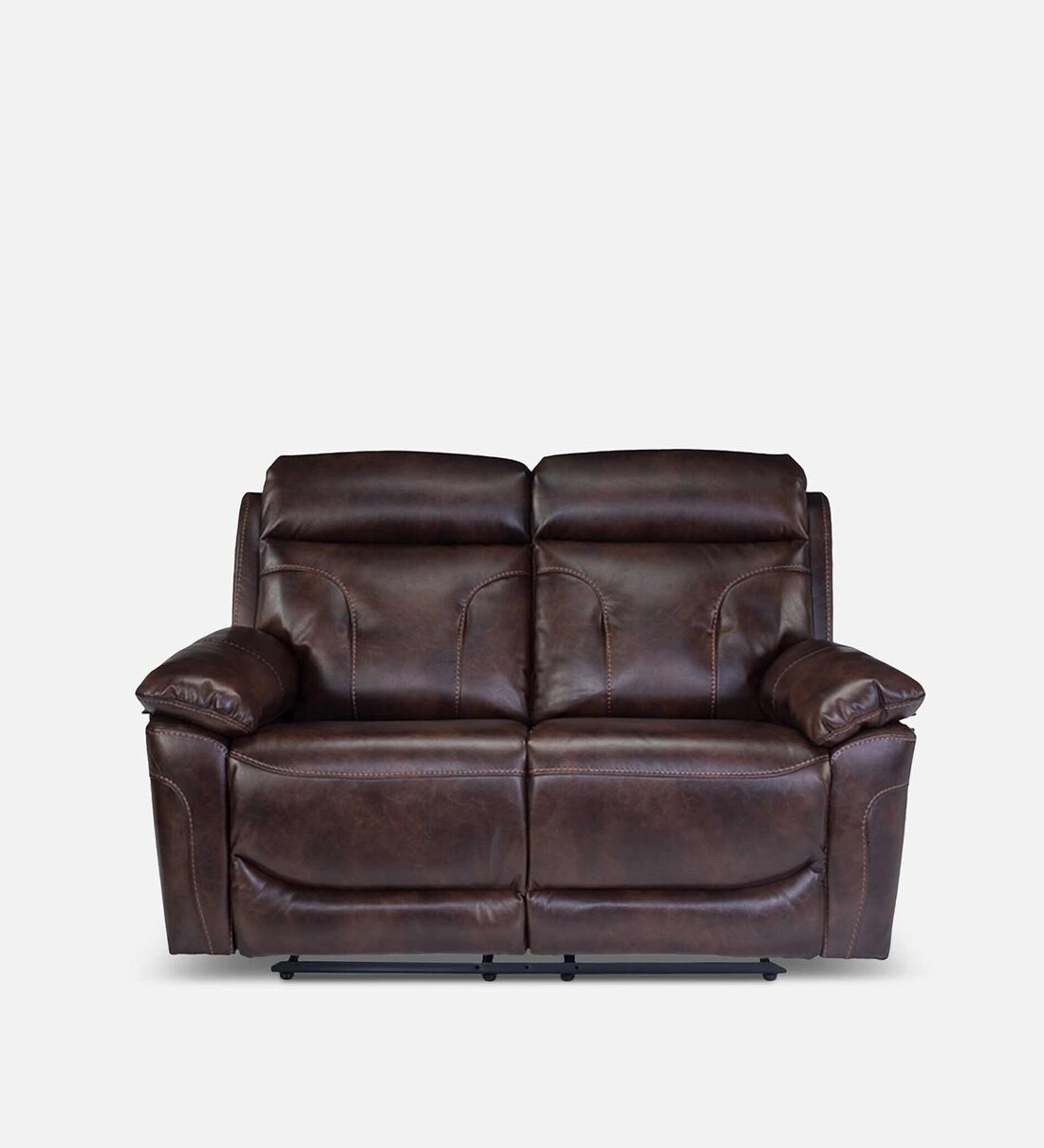 Buy Kane Leatherette 2 Seater Manual Recliner in Brown Colour Online Manual 2 Seater Recliners