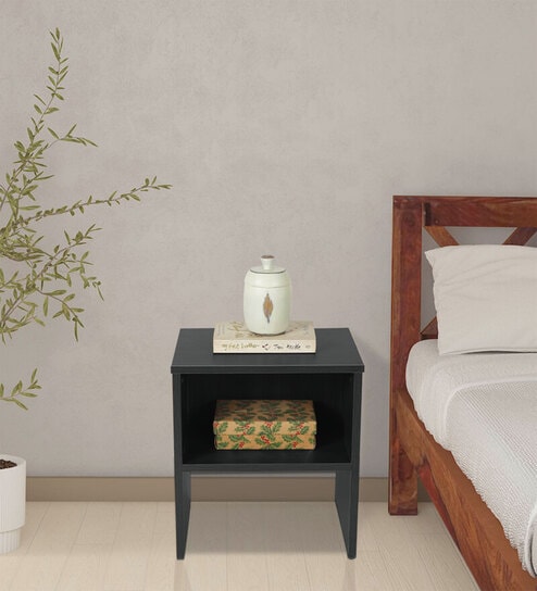 Kenny Bedside Table In Wenge Finish