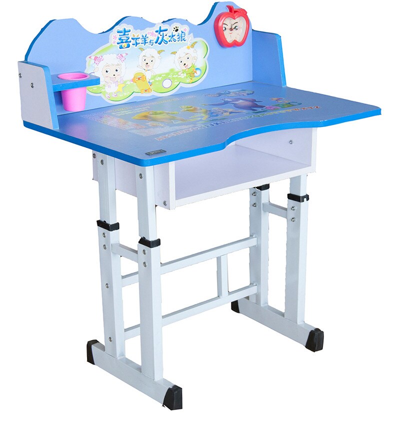 Buy Kids Study Table & Chair in Blue Colour by Parin Online Study