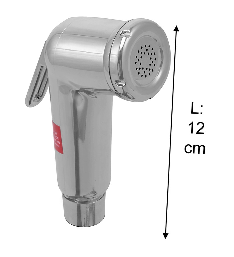 Buy Klaxon Royal Silver Abs 2 X 2 X 5 Inch Health Faucet Gun Set