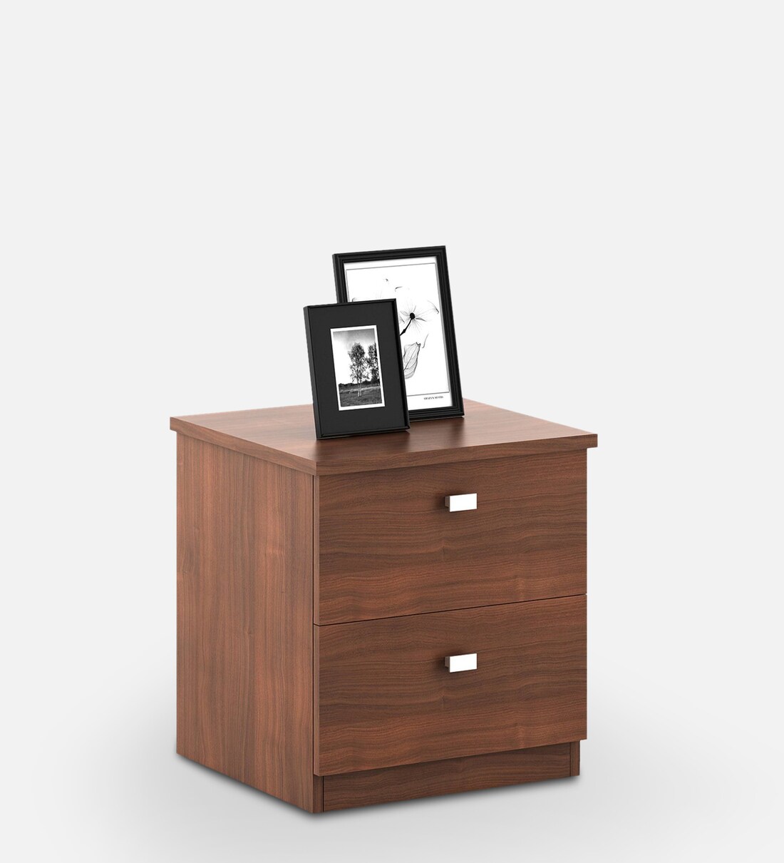 Buy Kosmo Premium Bedside Table in Walnut Rigato Woodpore Melamine