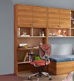 children's study table & cupboard set