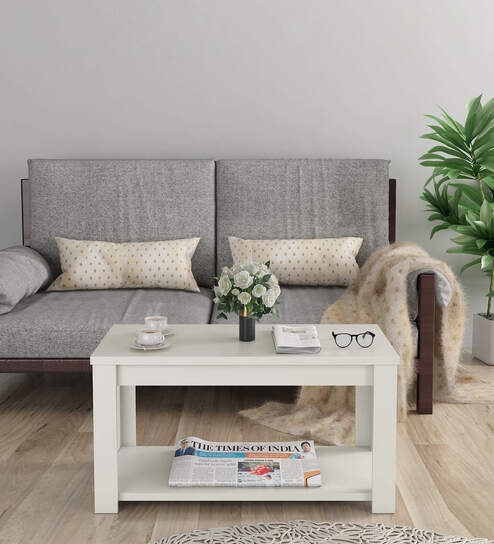 Kosmo Harmony Coffee Table In Kingston White Finish