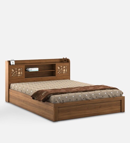 wooden cot pepperfry