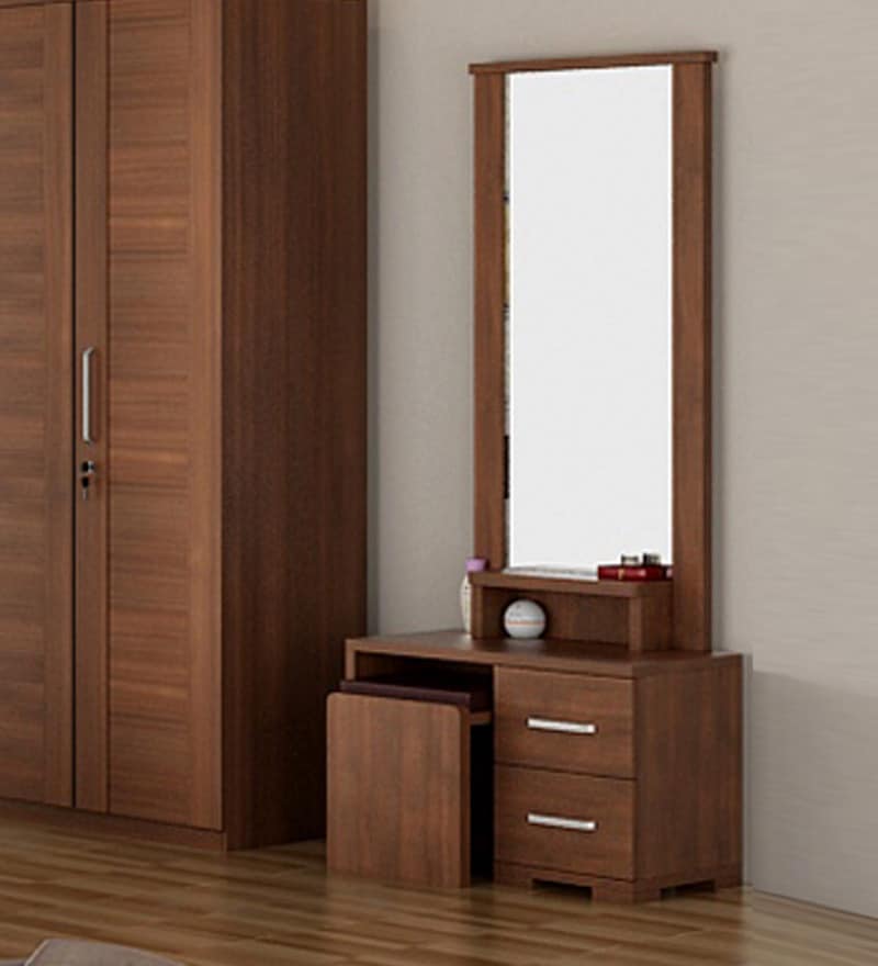 Buy Gloriosa Dressing cum Study Table in Wenge Colour by Godrej Interio ...