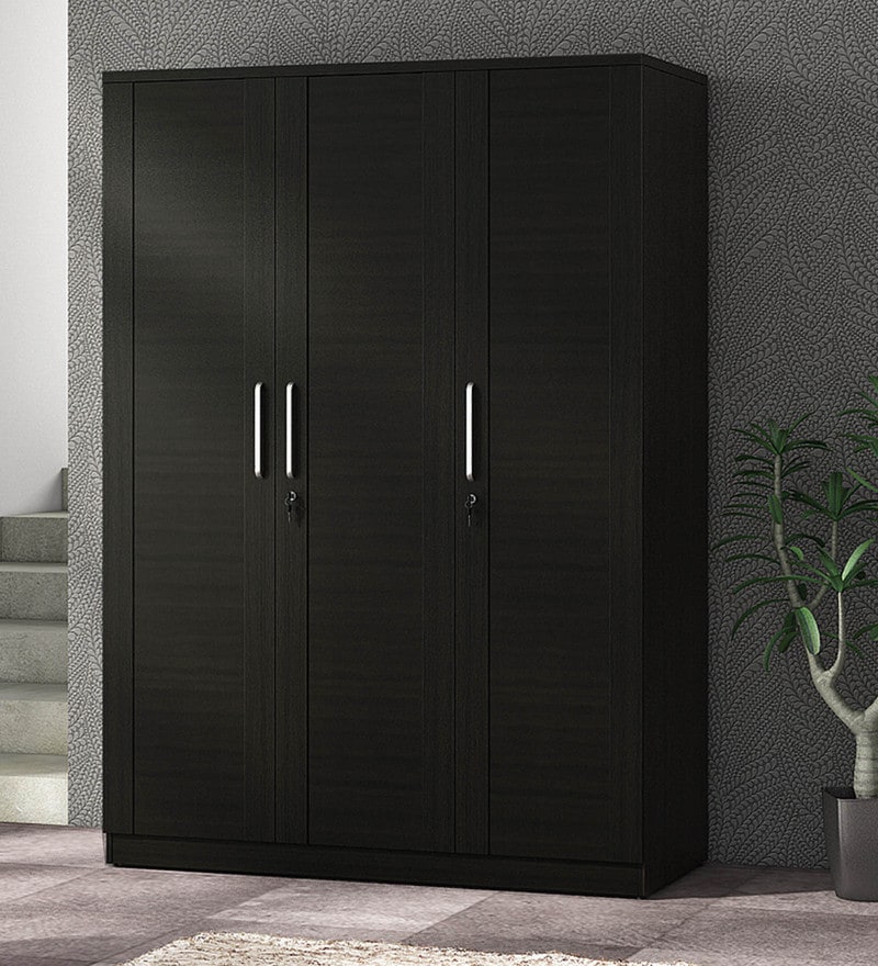 Buy Kosmo Weave Three Door Wardrobe With Mirror Drawer In