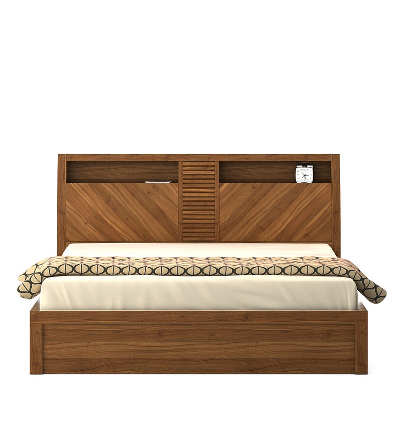 Buy Kosmo Monarch King Bed With Storage By Spacewood. Online