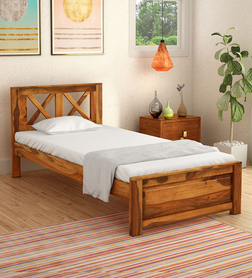 single cot teak wood