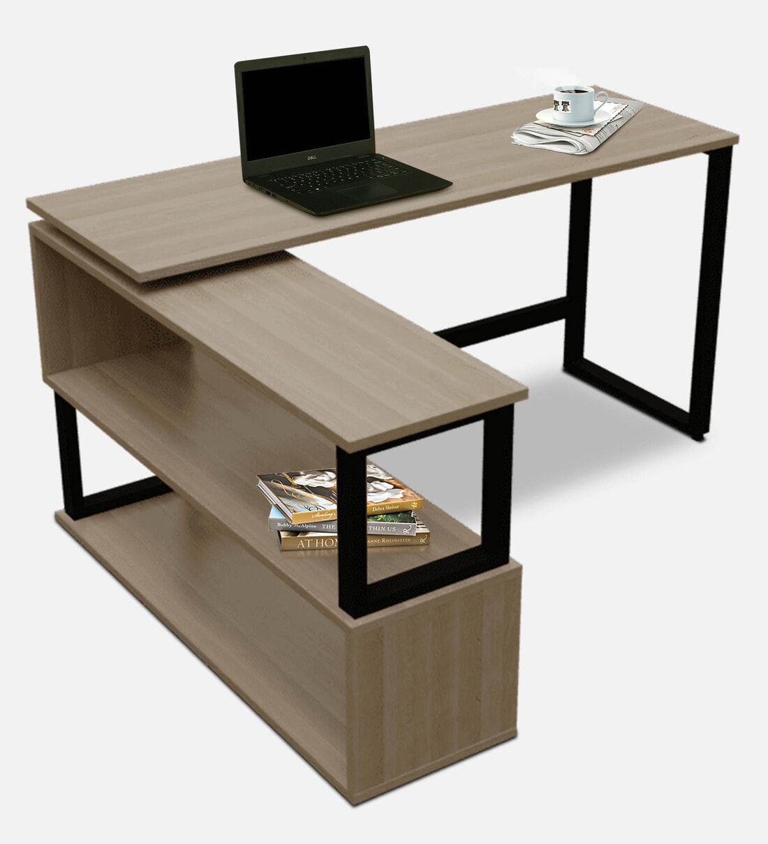 Buy Office Table in Natural Finish Online Work Stations Office