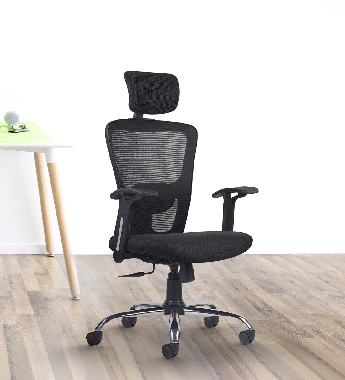 Buy Leo Wave Breathable Mesh Ergonomic Chair in Black Colour at 42 OFF