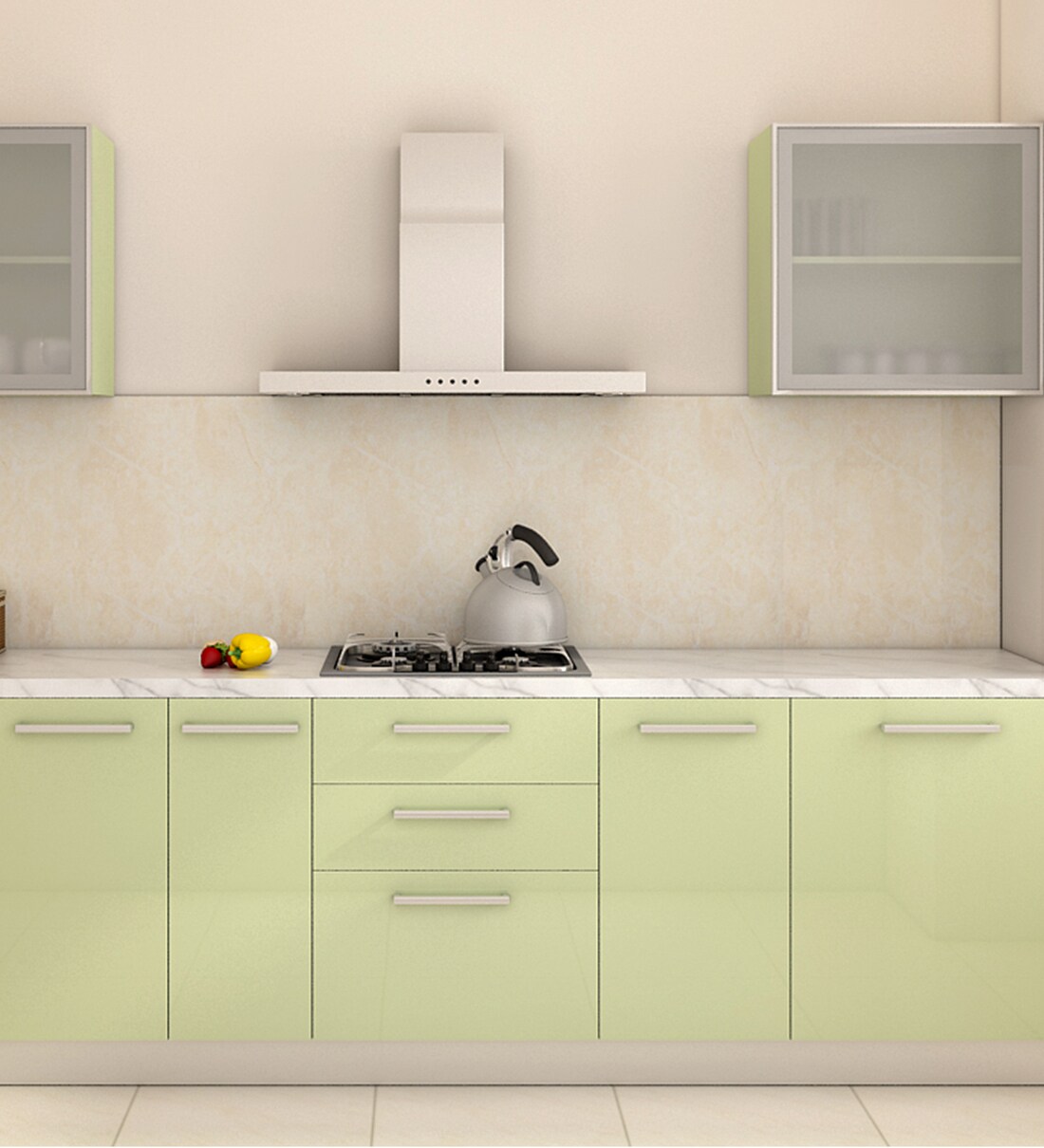 Buy Magnus Parallel Modular Kitchen Designed in MDF Online Parallel