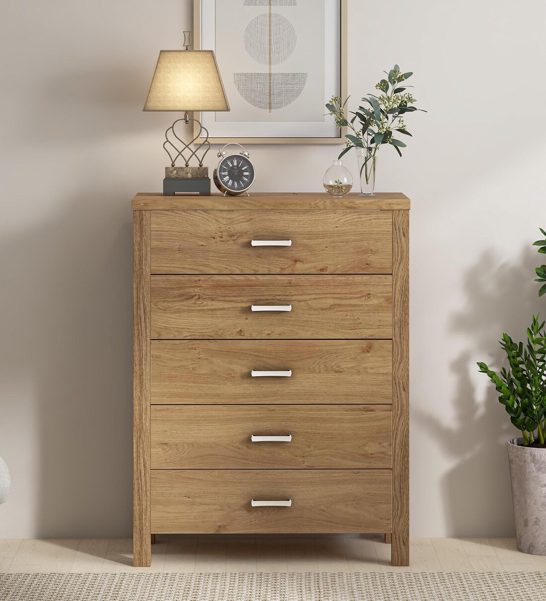 Buy Mako Chest of Drawers in Oak Finish at 32 OFF by Mintwud from