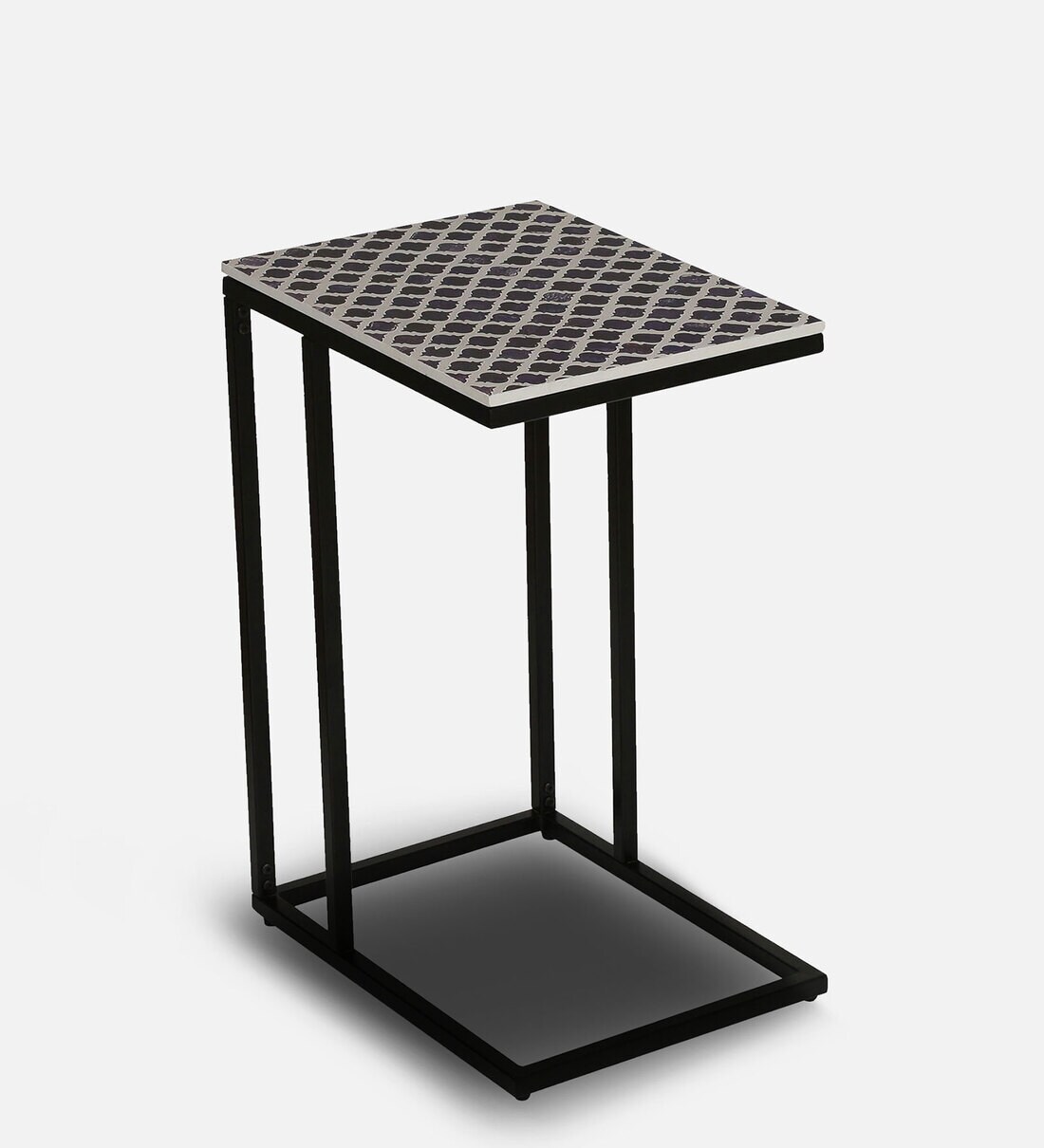 Buy Malawi Metal CShape End Table In Black Colour Online C Shaped
