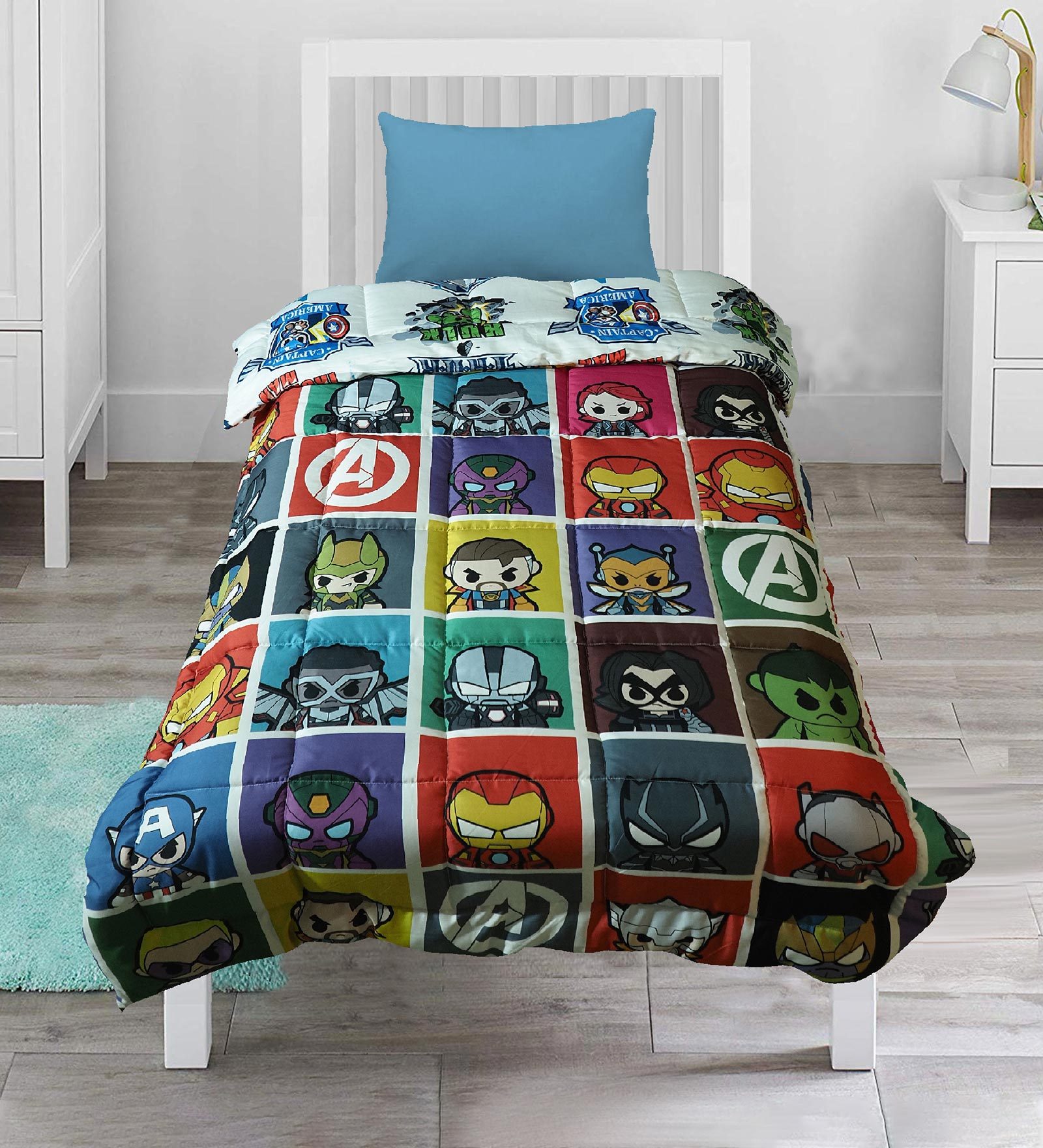 Buy Marvel Avengers cartoon Comforter by Cot & Candy at 18 OFF by Cot