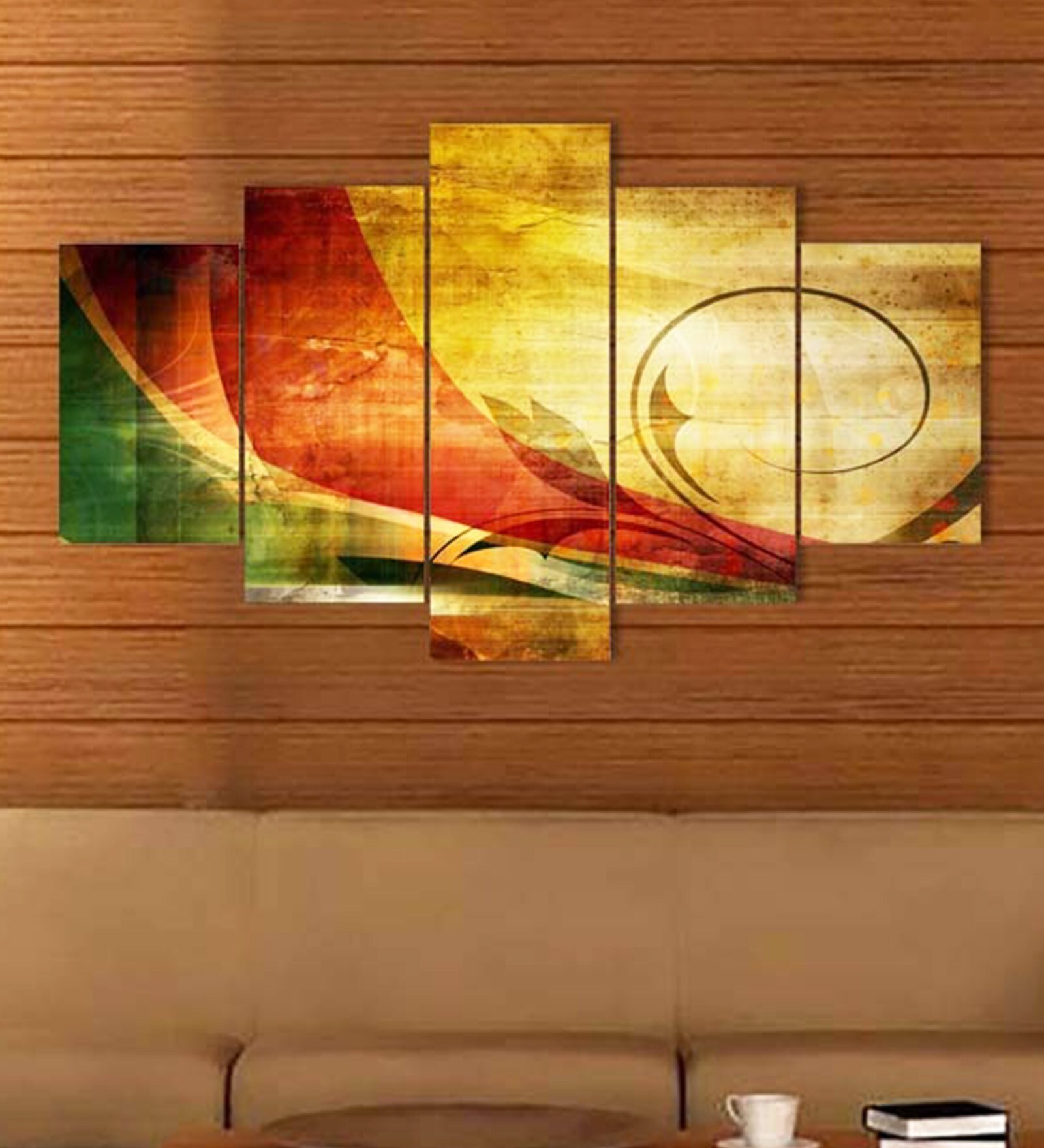 Buy MDF Digital Design Multiframed Wall Decor by Go Hooked at 36 OFF