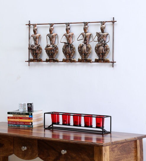 Buy Metallic Wrought Iron Wall Art By Sugandha Online People
