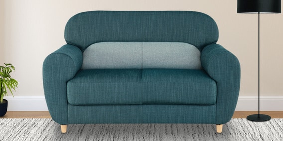 Buy Mellow 2 Seater Sofa In Teal Colour By Script Online Modern 2 Seater Sofas Sofas Furniture Pepperfry Product