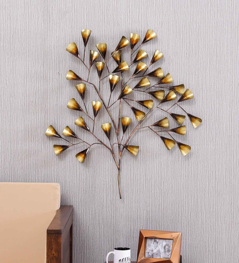 Buy Multicolour Wrought Iron Decorative Wall Art By Vedas Online