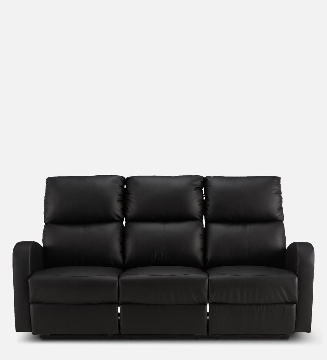 Buy Milo 3 Seater Manual Recliner in Black Colour Online Manual 3