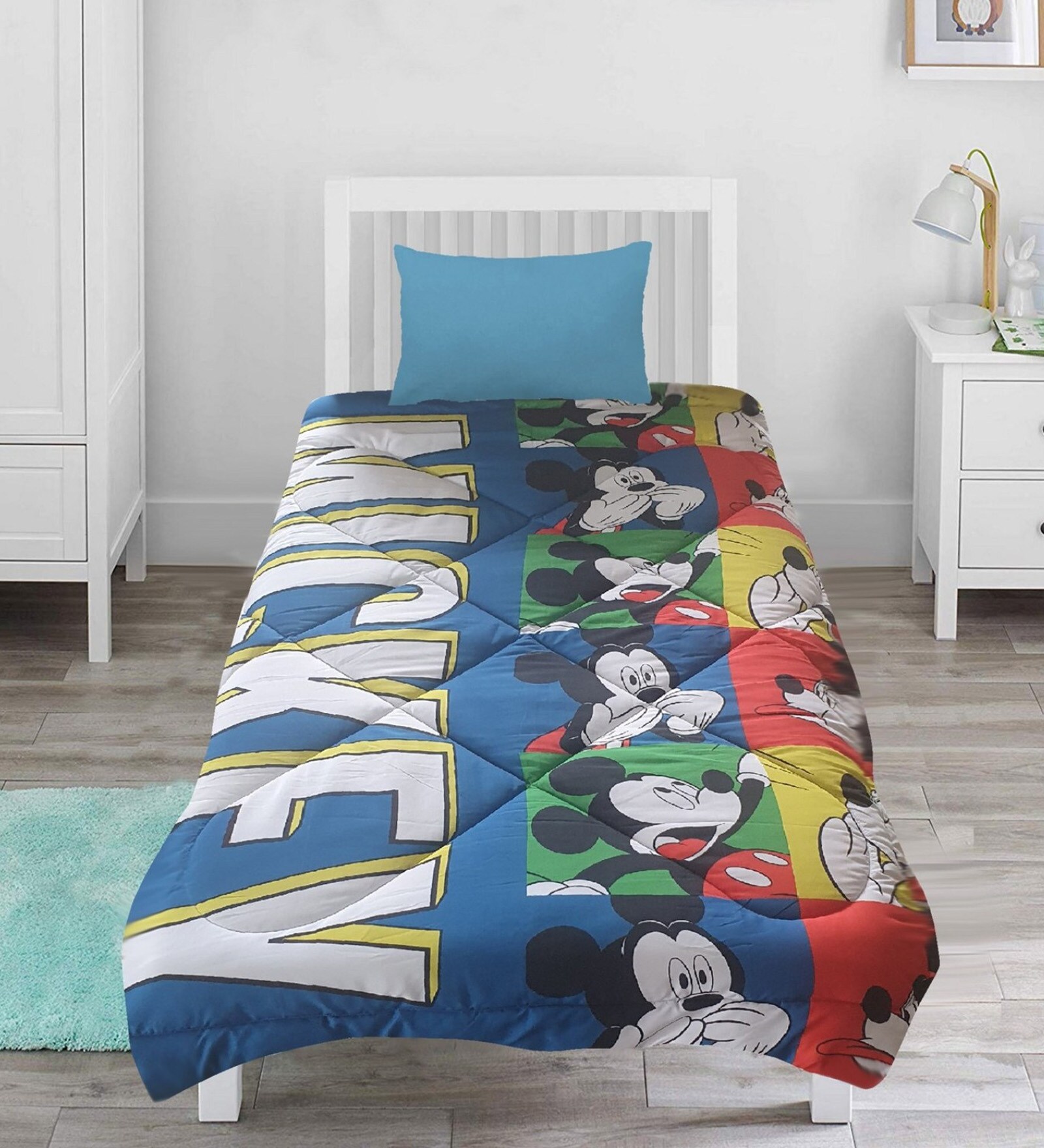 Buy Mickey Mouse Moods Comforter in Multicolour by Cot & Candy at 18 OFF by Cot & Candy Pepperfry