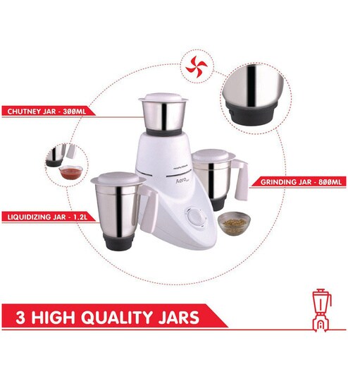 morphy richards aero mixer grinder 2 jars price