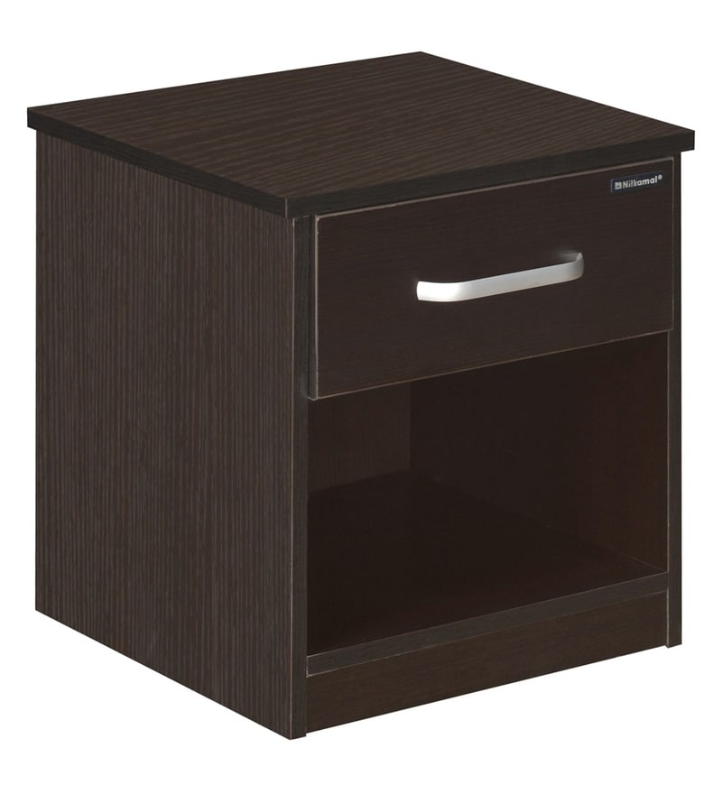 Buy Morocco Bedside Table in Wenge Colour By Nilkamal Online - Modern ...