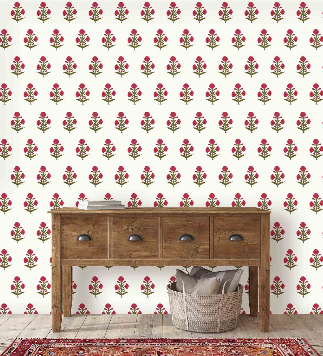 Red Sangria  Art wallpaper Floral wallpaper Pattern art