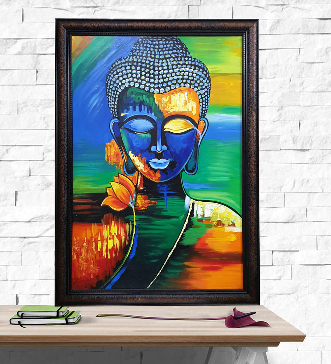 Buy Multicolour The Most Beautiful Framed Original Handmade On ...