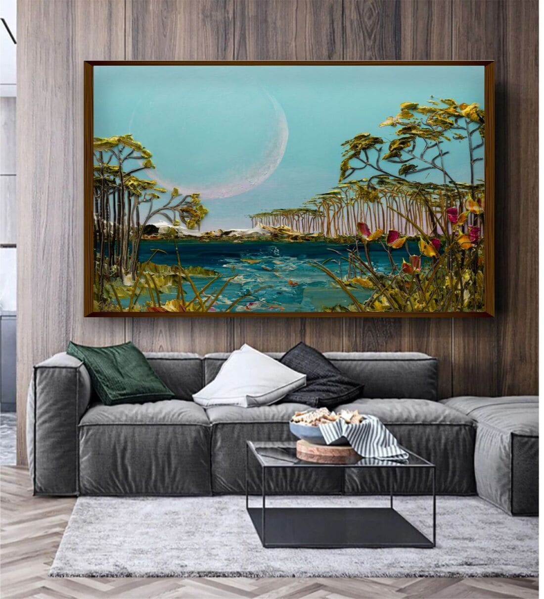 Buy Gothic Species Multicolor Canvas Framed Landscape Art Print at 75