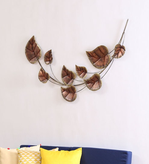 Buy Multicolour Wrought Iron Decorative Wall Art By Vedas Online