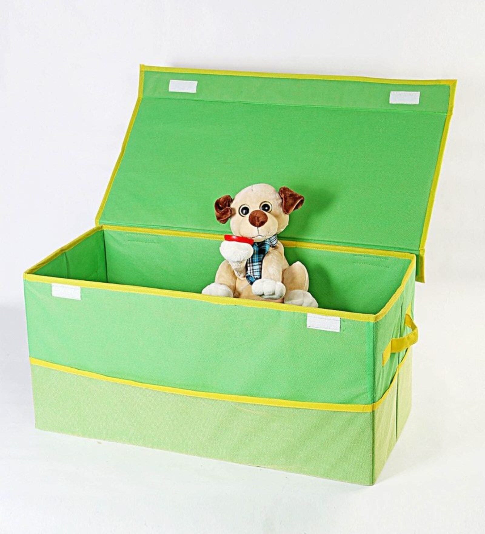 Buy Plum Fabric Kids Storage Box in Green Colour Online Kids Storage