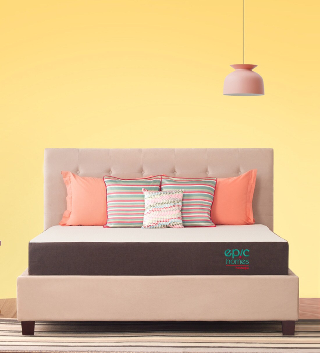 Buy Nostalgia 78 Length 6 inch Memory Foam Queen Size Mattress at 46