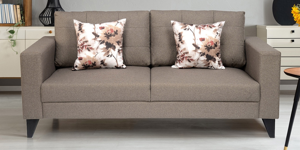 Buy Norwich Three Seater Sofa in Brown Colour By Nilkamal Online 3