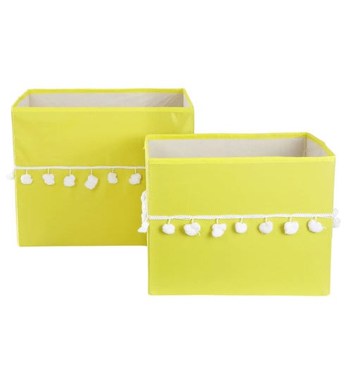 Buy Nylon Yellow 50 Ltr Wardrobe Boxes By My Gift Booth Online