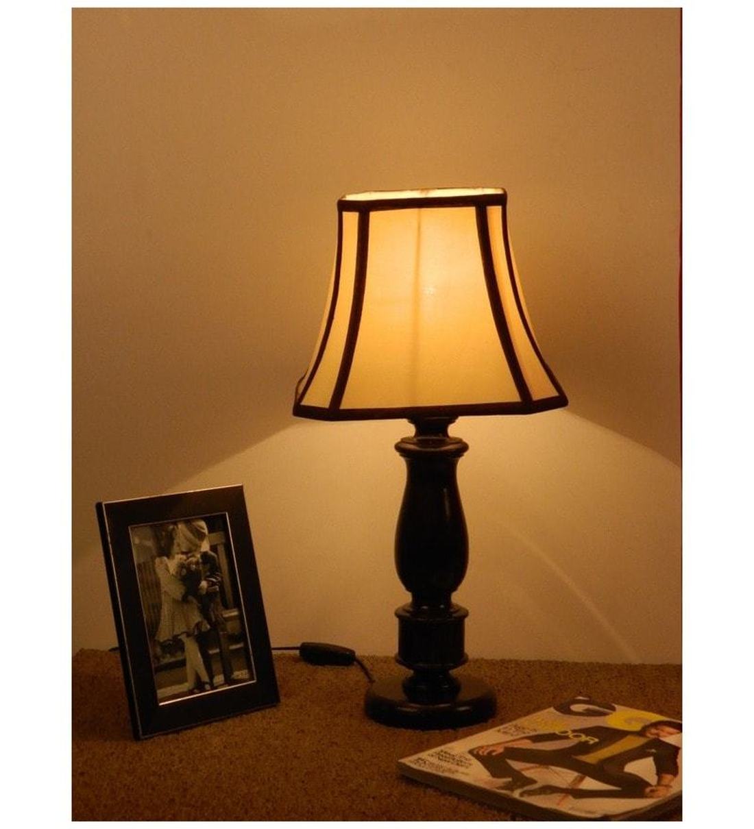 Buy Off White Poly Cotton Table Lamp by The Lamp Store at 44 OFF by