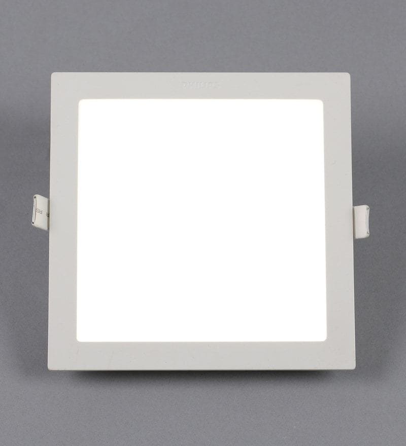 Buy White Aluminium Led Surface Panel 15w Round Leaves Concealed