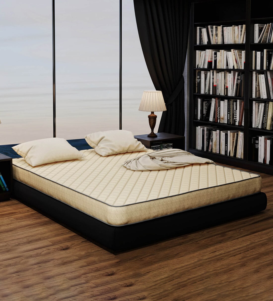 Buy Orthocare Spinematic EPE + PU & Bonded Foam 6 Inch Reversible Queen Size Mattress by