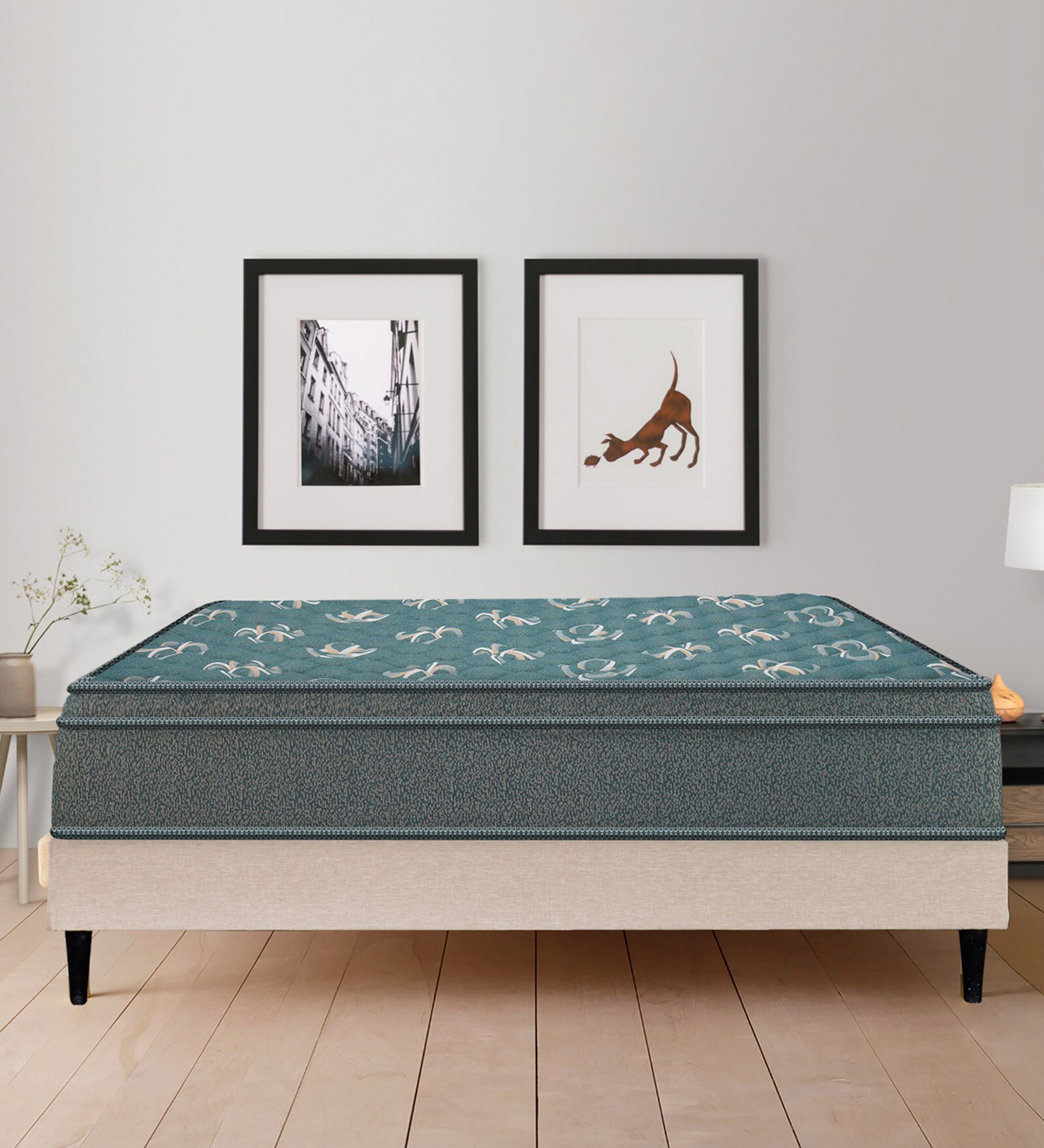 Buy Ortho Eurotop Pocket 8 Inches Pocketed Spring King Size Mattress at