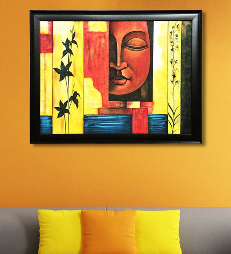 Buy Brown Wood Ganesha Wall Painting By Unravel India Online