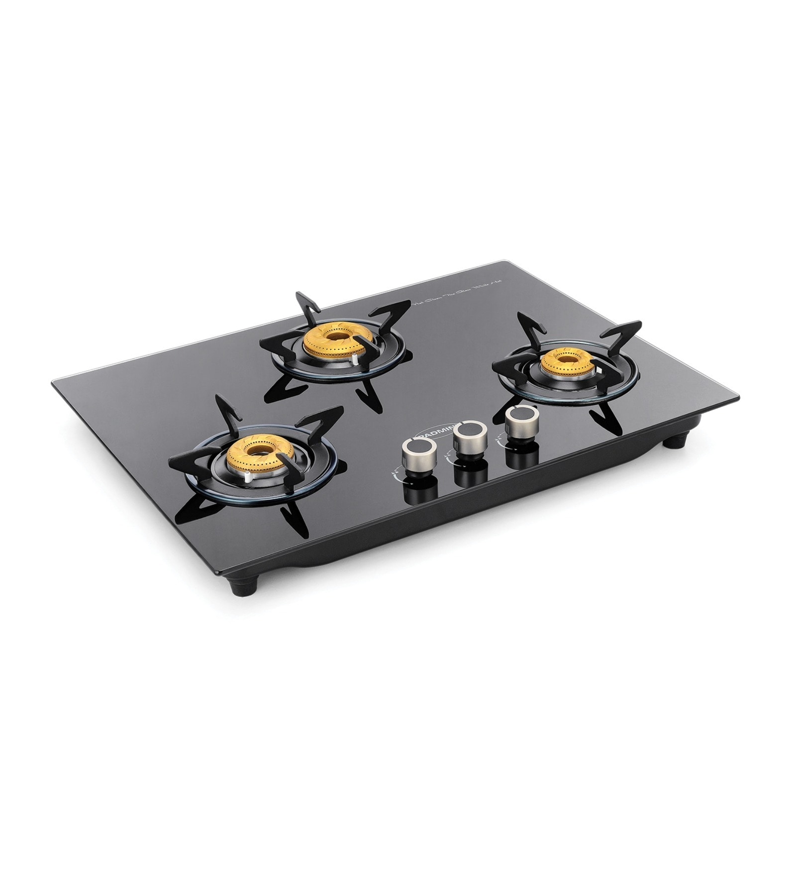 Buy Padmini CS 303 GL IB HF Auto Ignition Built in Glass Gas Hob 3