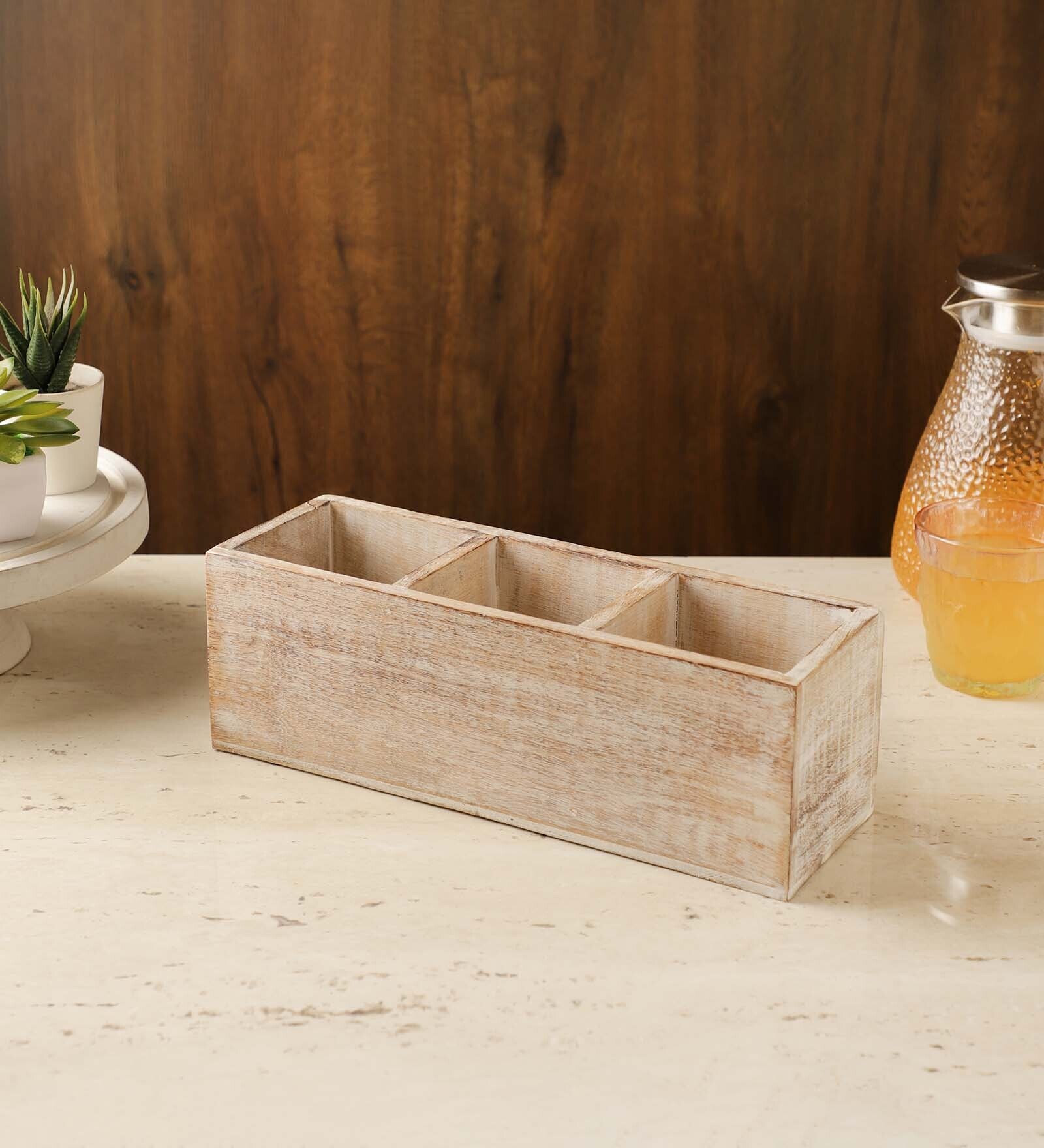 Buy Partitioned White MDF Cutlery Holder at 53 OFF by The Decor Mart Pepperfry