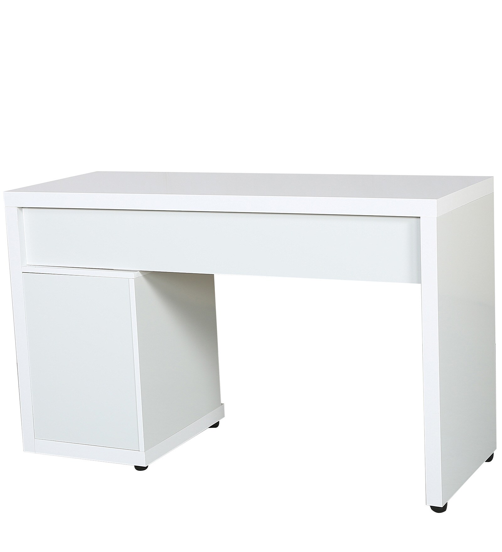 Buy Pax High Gloss Study Desk in White Colour by HomeTown Online