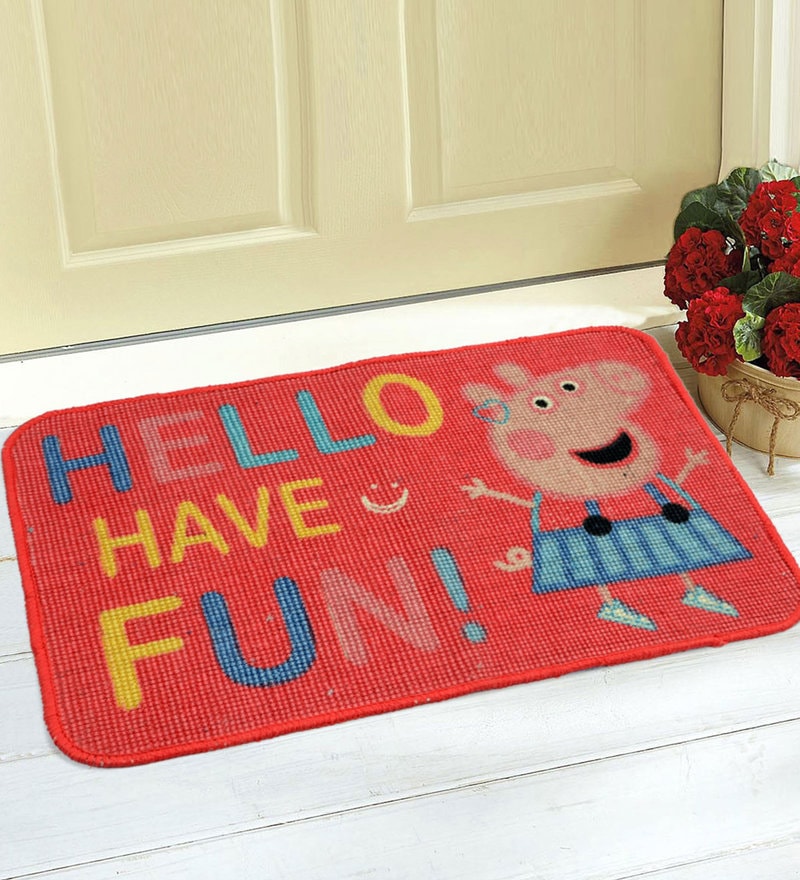 Buy Red Disney Mickey Mouse Small Doormat 16 X 24 Inch By