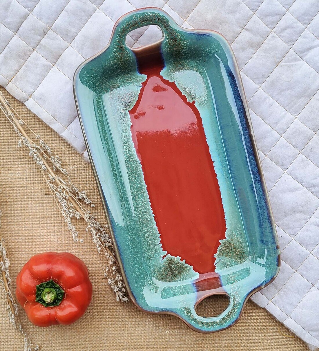 Buy Pier Ceramic Serving Platter by Folkstorys at 54 OFF by Folkstorys