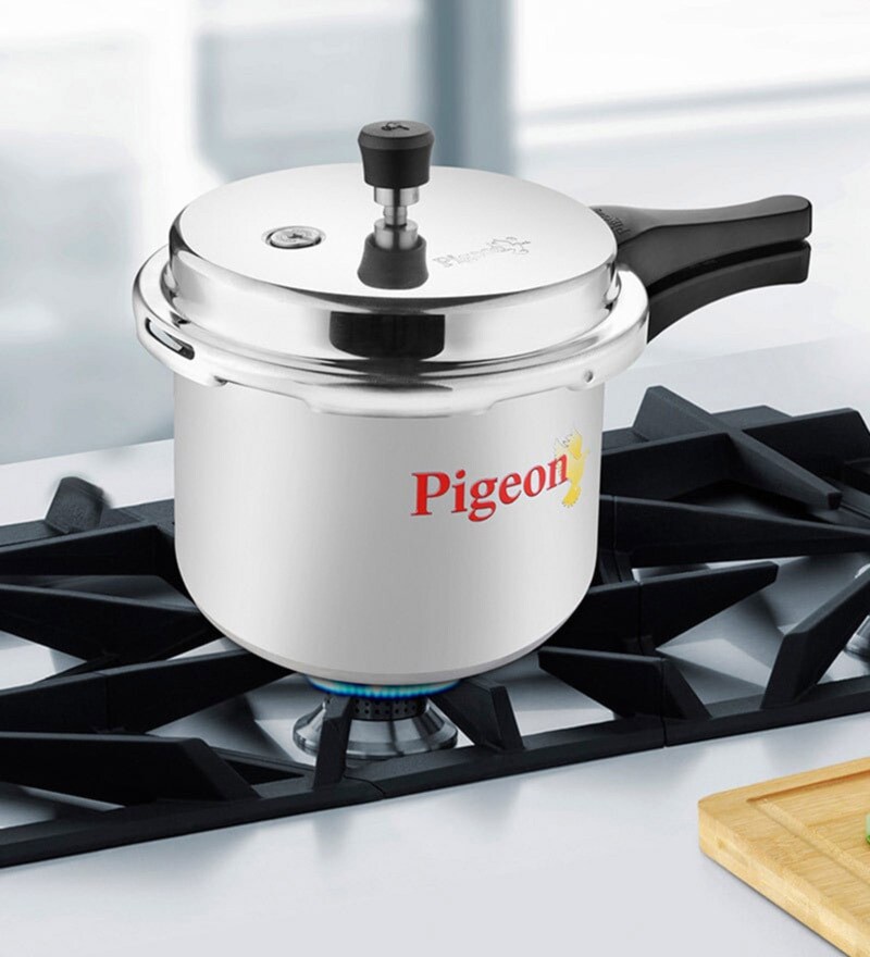 Buy Pigeon Aluminium Pressure Cooker, 3000 ML Online Pressure Cookers