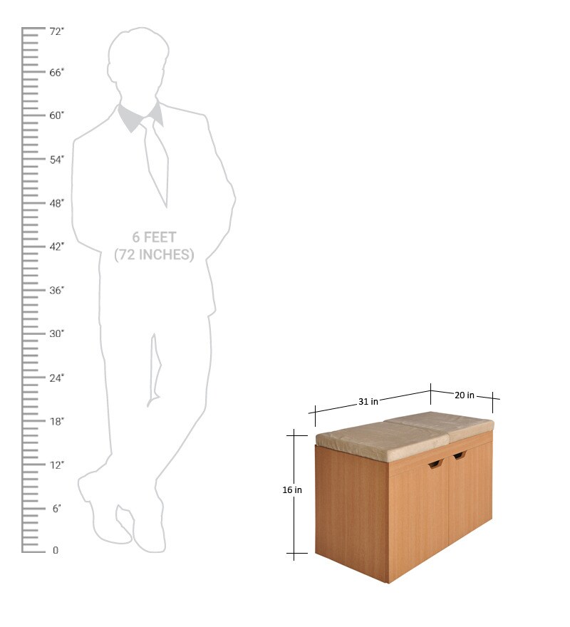 Pine Crest Elegant Shoe Rack (supported with Hettich