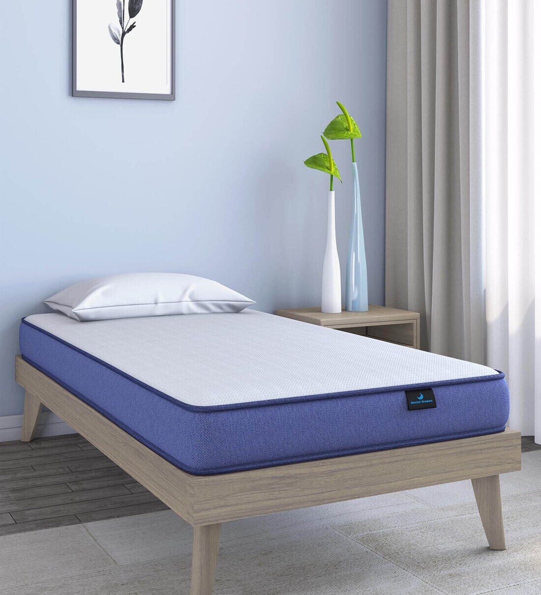 Buy Plus Orthopedic 6 inch Memory Foam Single Mattress at 32 OFF by