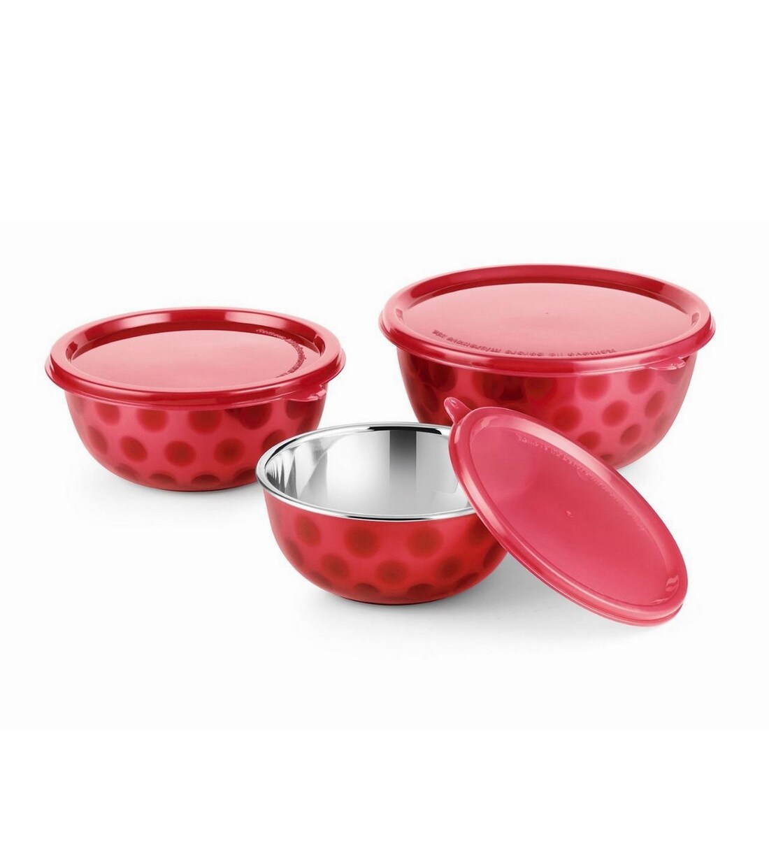 Buy POGO Dimple Microwave Bowls 3 Pcs Gift Pack Blue Online