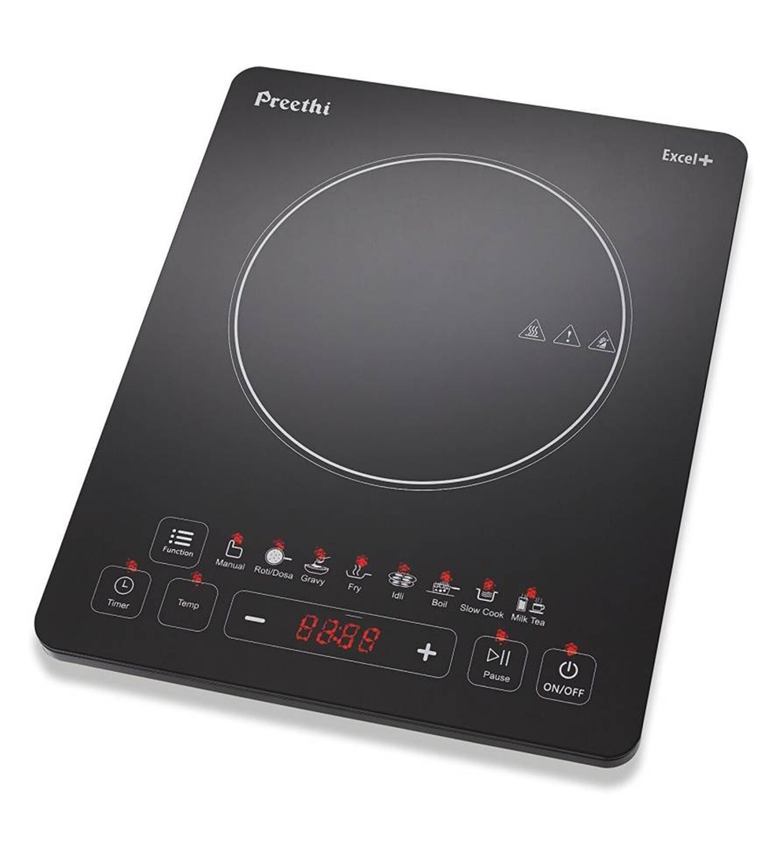 Buy Preethi Black Excel Plus 117 1600Watt Induction Cooktop Online